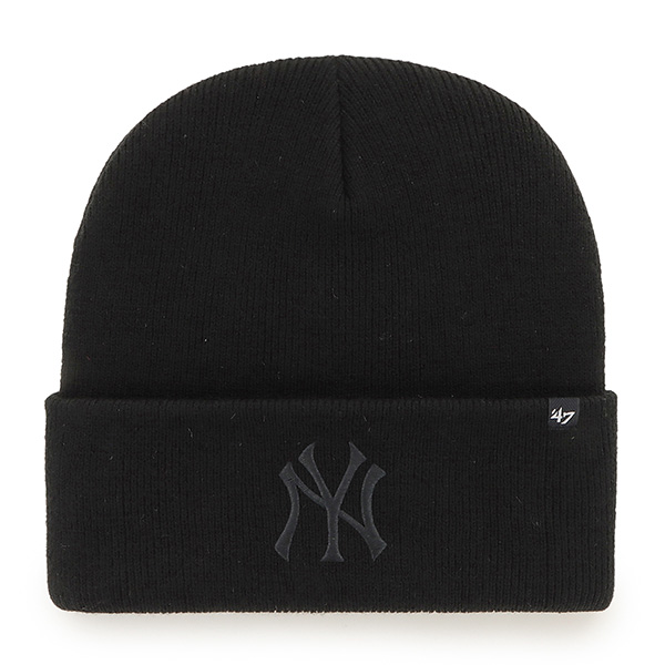 NEW YORK YANKEES BLACK HAYMAKER ‘47 CUFF KNIT BEANIE