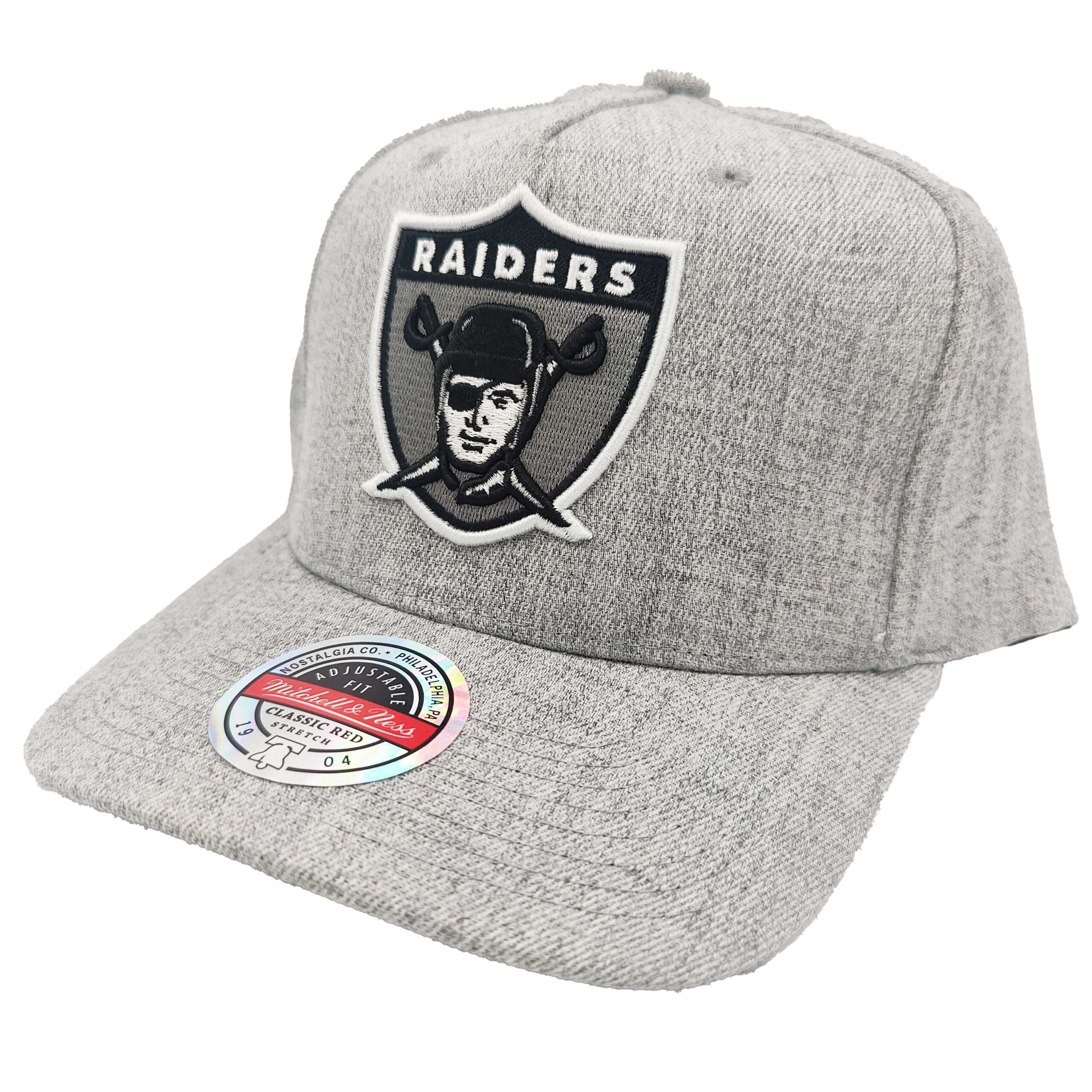 MITCHELL & NESS RAIDERS HEATHER GREY