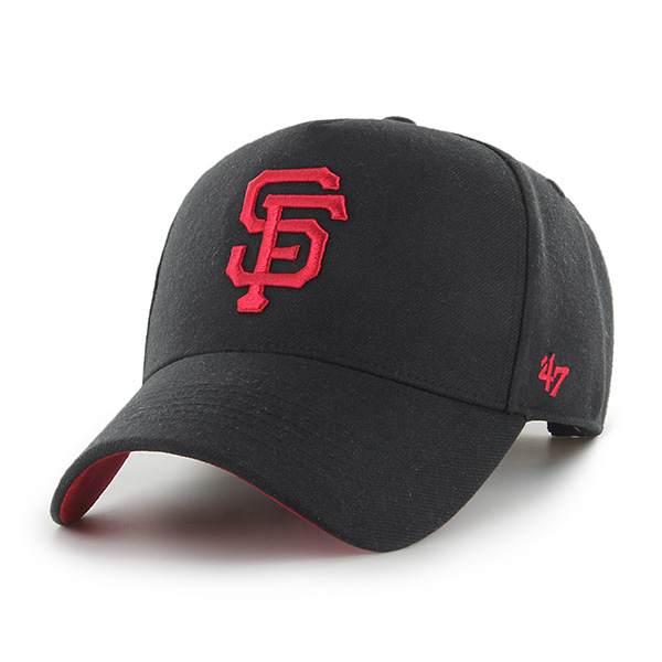 SAN FRANCISCO GIANTS BLACK/RED REPLICA ‘47 MVP DT SNAPBACK