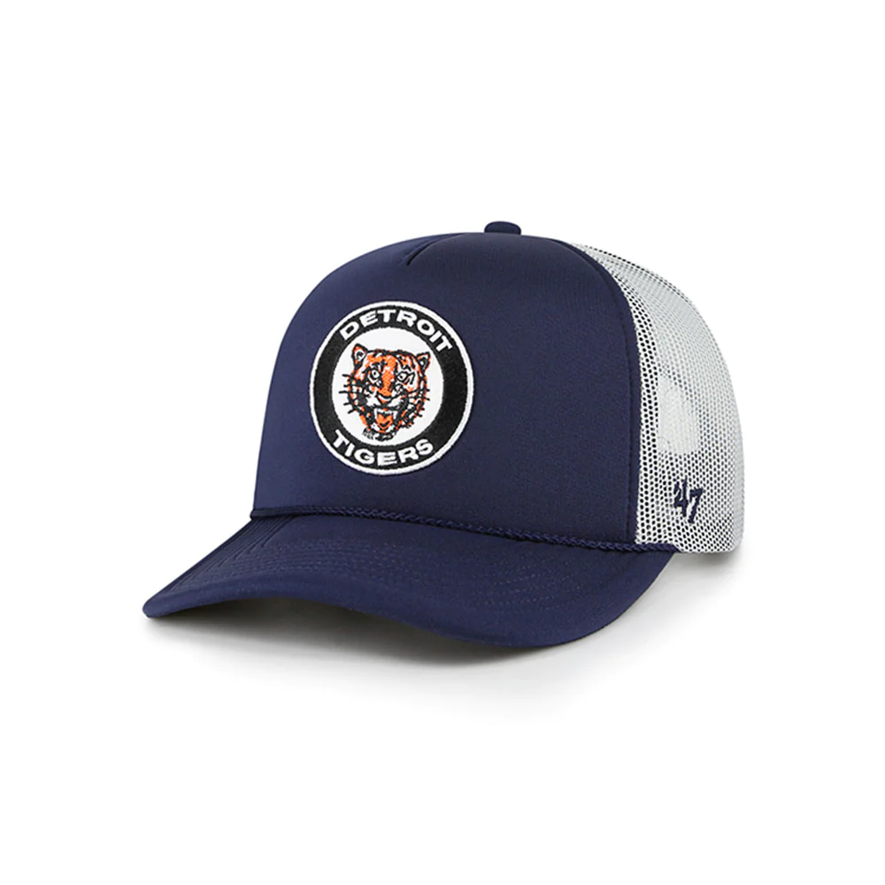 DETROIT TIGERS COOPERSTOWN NAVY PATCH ’47 TRUCKER FM