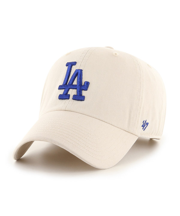 47 Brand Los Angeles Dodgers Bone/Team 47 Clean Up W/ No Loop Label